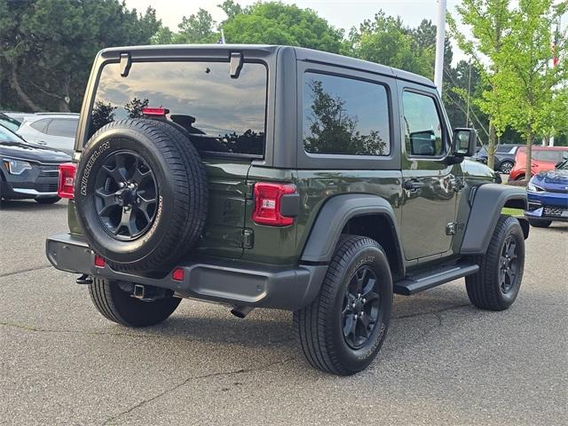 used 2021 Jeep Wrangler car, priced at $32,300