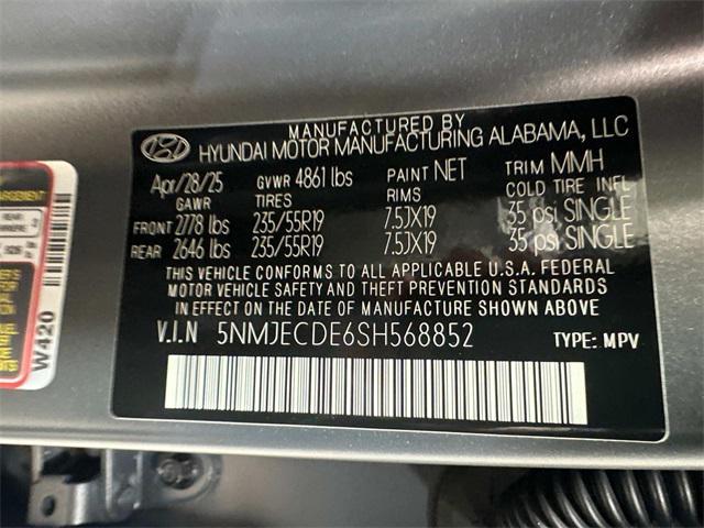 new 2025 Hyundai Tucson car, priced at $43,190