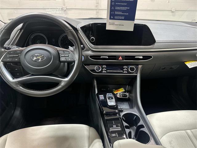 used 2023 Hyundai Sonata Hybrid car, priced at $22,958