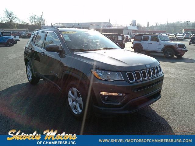 used 2021 Jeep Compass car, priced at $18,995