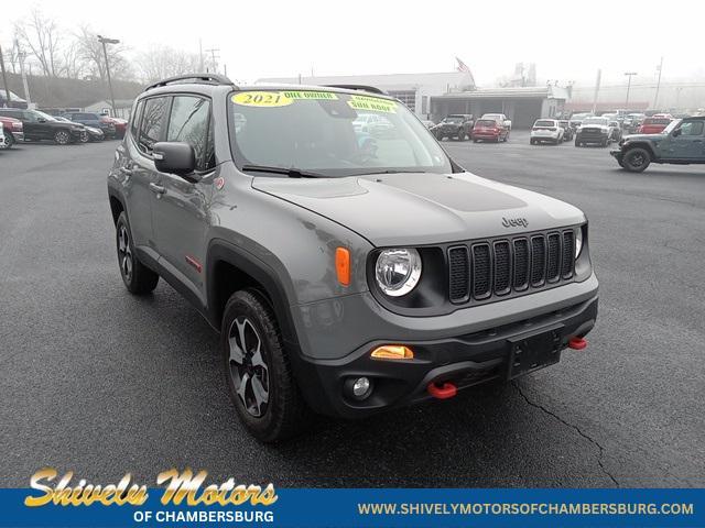 used 2021 Jeep Renegade car, priced at $22,490