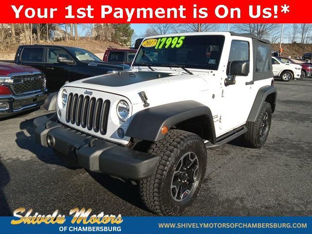 used 2017 Jeep Wrangler car, priced at $17,995