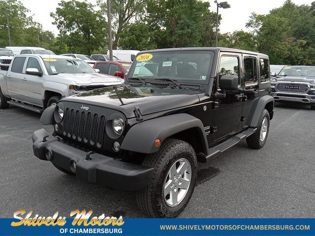 used 2016 Jeep Wrangler Unlimited car, priced at $19,995