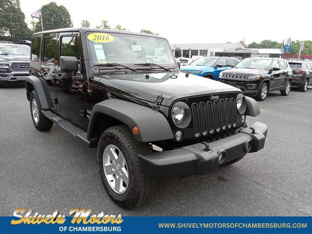 used 2016 Jeep Wrangler Unlimited car, priced at $19,495