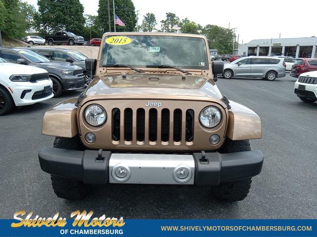 used 2015 Jeep Wrangler Unlimited car, priced at $21,495