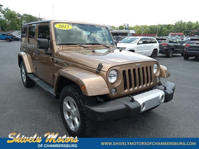 used 2015 Jeep Wrangler Unlimited car, priced at $21,495