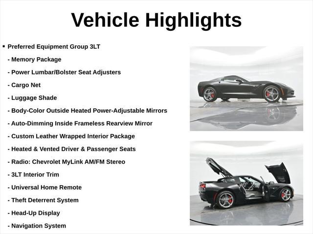 used 2014 Chevrolet Corvette Stingray car, priced at $37,500