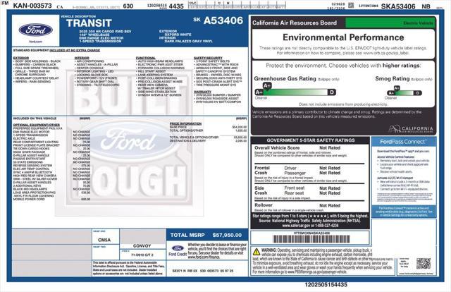new 2025 Ford Transit-350 car, priced at $57,950