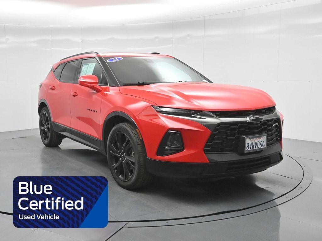 used 2021 Chevrolet Blazer car, priced at $21,250