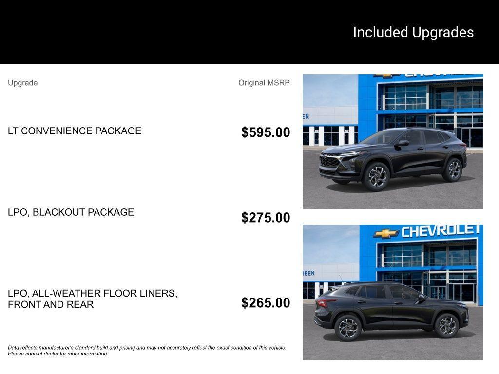 new 2025 Chevrolet Trax car, priced at $23,694