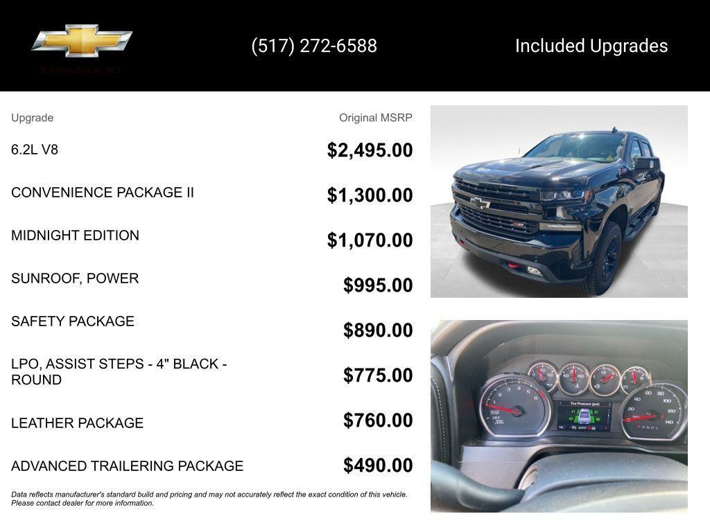 used 2021 Chevrolet Silverado 1500 car, priced at $39,000