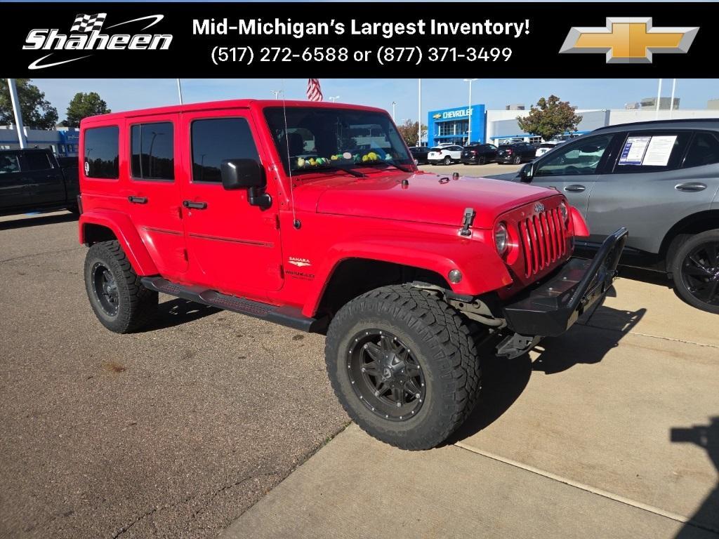 used 2015 Jeep Wrangler Unlimited car, priced at $18,900