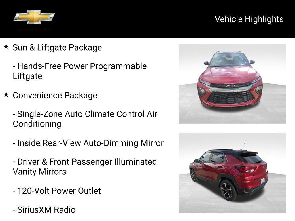used 2021 Chevrolet TrailBlazer car, priced at $22,500