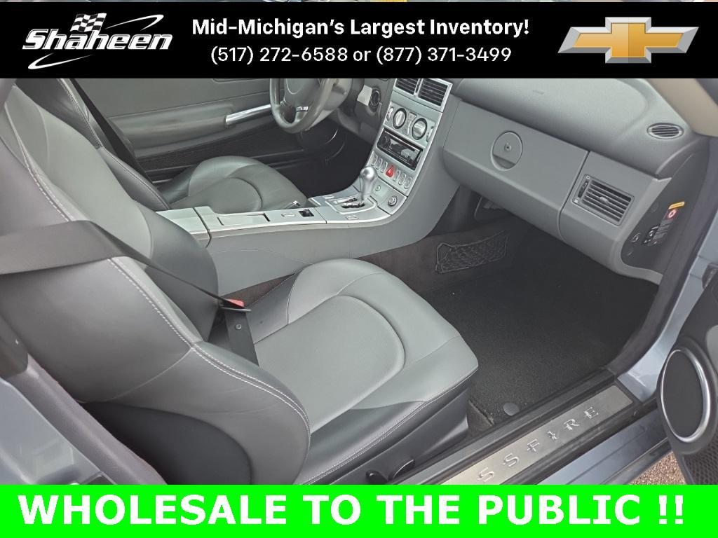 used 2005 Chrysler Crossfire car, priced at $12,900