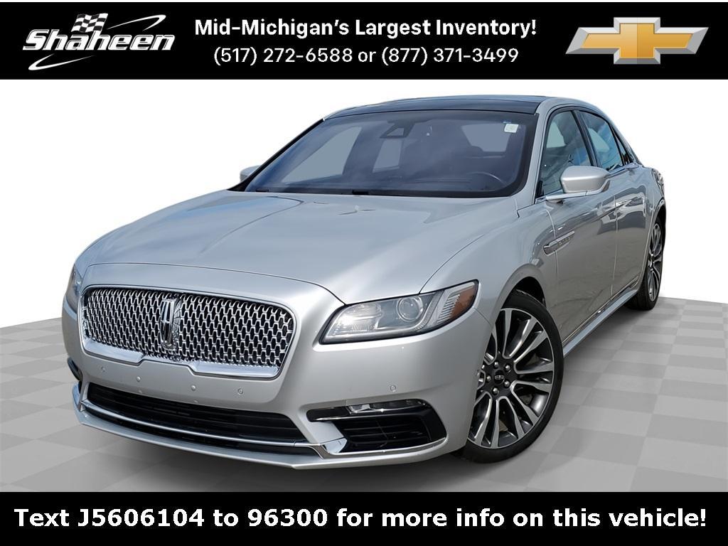 used 2018 Lincoln Continental car, priced at $27,250
