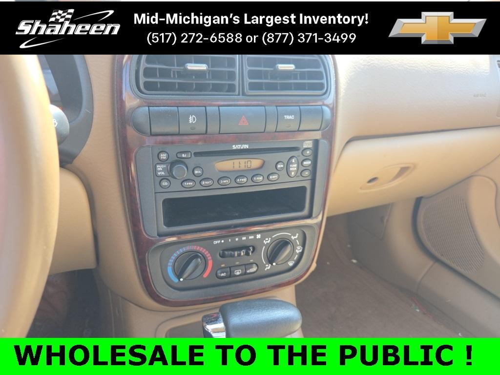 used 2002 Saturn L car, priced at $4,900