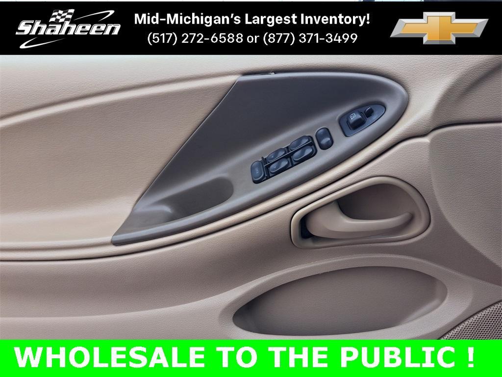 used 2001 Ford Mustang car, priced at $6,995