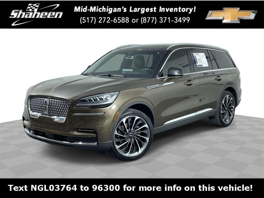 used 2022 Lincoln Aviator car, priced at $41,900