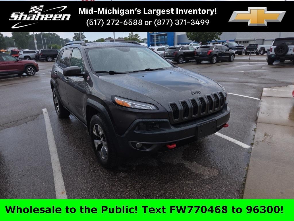 used 2015 Jeep Cherokee car, priced at $11,600