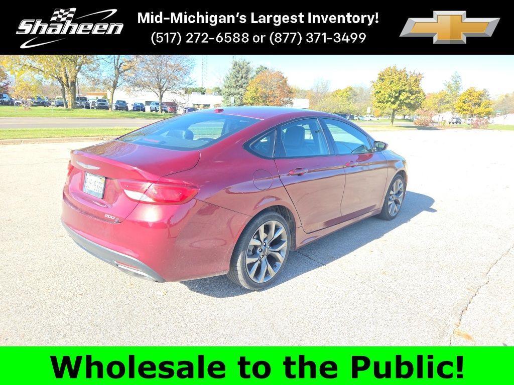 used 2016 Chrysler 200 car, priced at $9,995