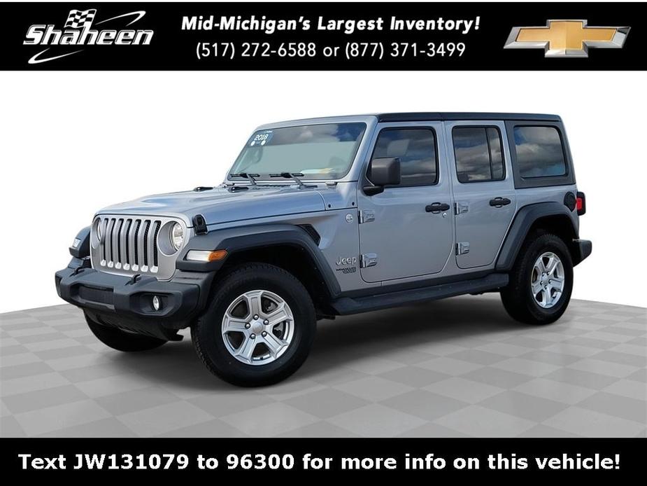 used 2018 Jeep Wrangler Unlimited car, priced at $24,000