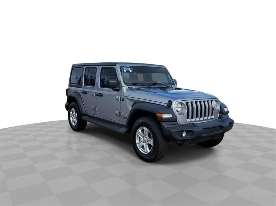 used 2018 Jeep Wrangler Unlimited car, priced at $24,000