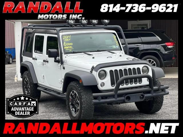 used 2014 Jeep Wrangler Unlimited car, priced at $14,995