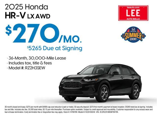 new 2026 Honda HR-V car, priced at $29,550