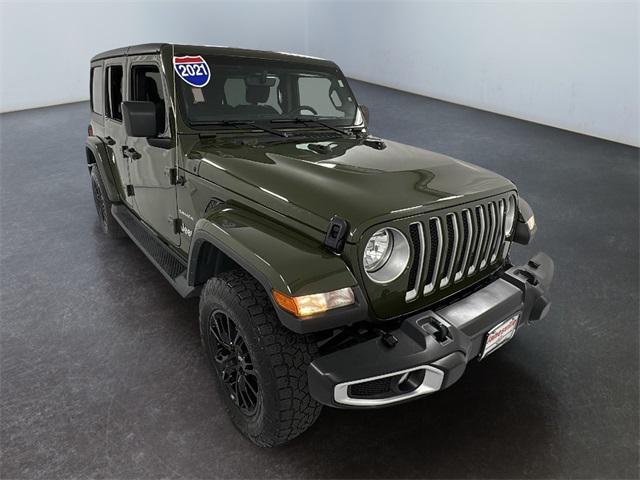 used 2021 Jeep Wrangler Unlimited car, priced at $32,800