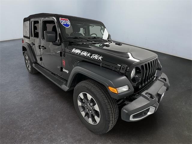 used 2018 Jeep Wrangler Unlimited car, priced at $21,500