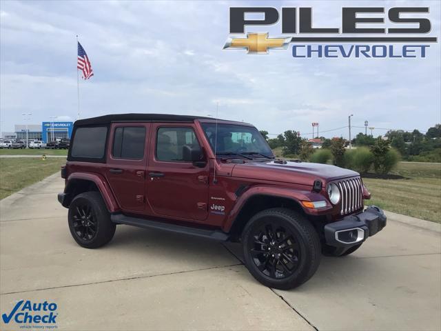 used 2021 Jeep Wrangler Unlimited car, priced at $34,391