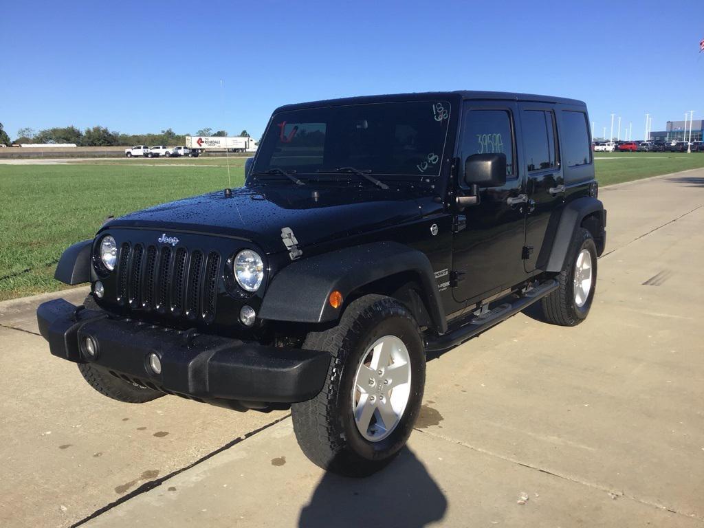 used 2018 Jeep Wrangler JK Unlimited car, priced at $22,293
