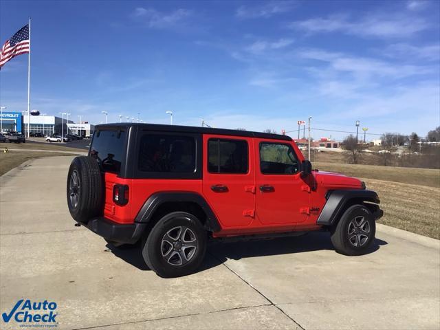 used 2021 Jeep Wrangler Unlimited car, priced at $28,885