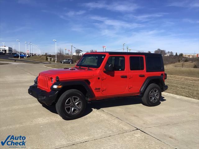 used 2021 Jeep Wrangler Unlimited car, priced at $28,885