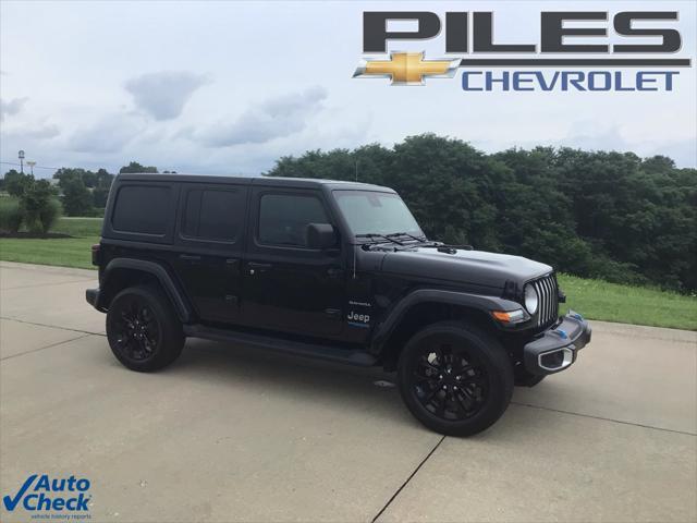 used 2022 Jeep Wrangler Unlimited 4xe car, priced at $33,001