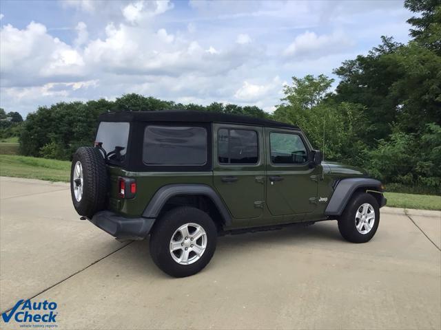 used 2021 Jeep Wrangler Unlimited car, priced at $26,981