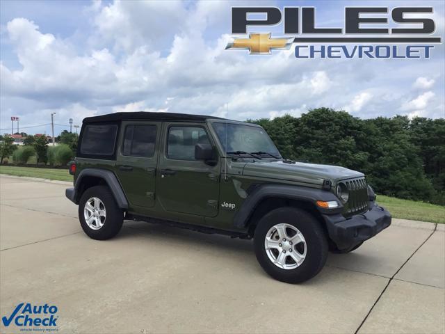 used 2021 Jeep Wrangler Unlimited car, priced at $26,981