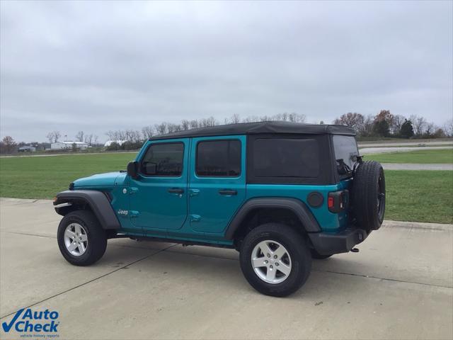 used 2020 Jeep Wrangler Unlimited car, priced at $27,314