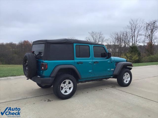 used 2020 Jeep Wrangler Unlimited car, priced at $27,314