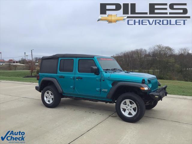 used 2020 Jeep Wrangler Unlimited car, priced at $29,480