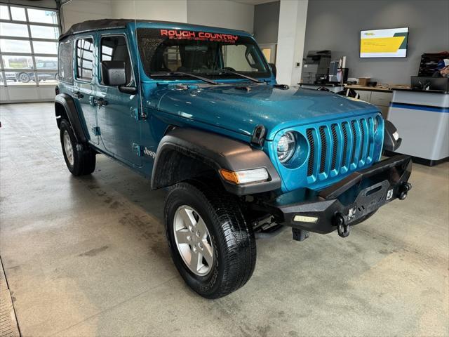 used 2020 Jeep Wrangler Unlimited car, priced at $29,480