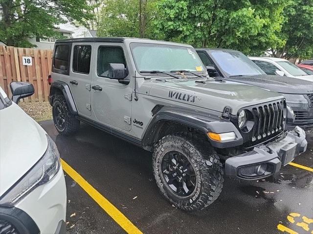 used 2022 Jeep Wrangler car, priced at $32,698