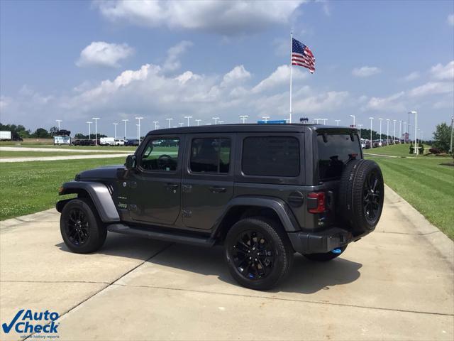 used 2022 Jeep Wrangler Unlimited 4xe car, priced at $32,059