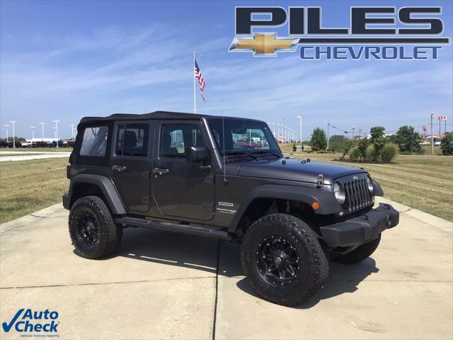 used 2018 Jeep Wrangler JK Unlimited car, priced at $20,656