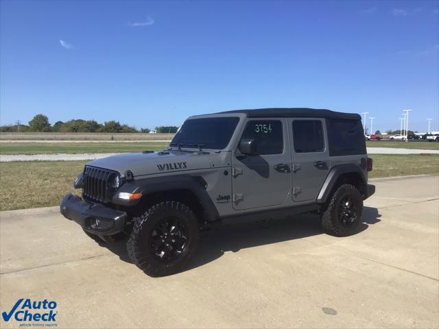 used 2022 Jeep Wrangler Unlimited car, priced at $34,618