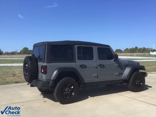 used 2022 Jeep Wrangler Unlimited car, priced at $34,618