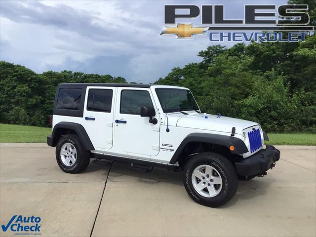 used 2018 Jeep Wrangler JK Unlimited car, priced at $22,923