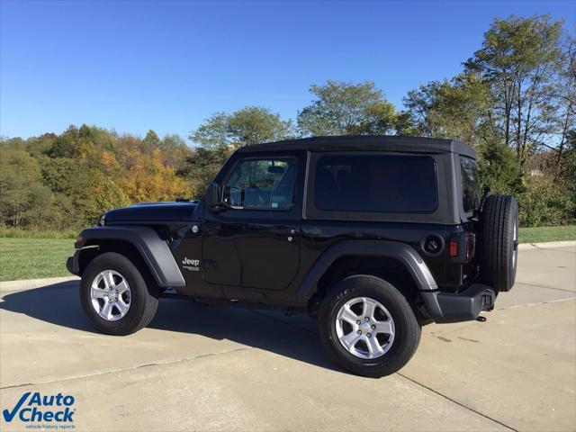 used 2021 Jeep Wrangler car, priced at $28,169