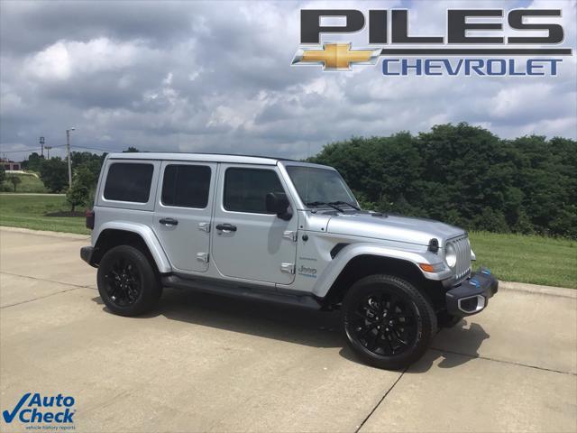 used 2022 Jeep Wrangler Unlimited 4xe car, priced at $28,474