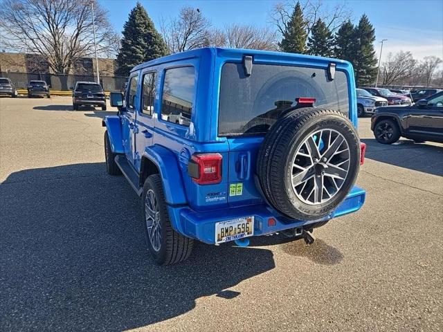 used 2022 Jeep Wrangler Unlimited 4xe car, priced at $33,929